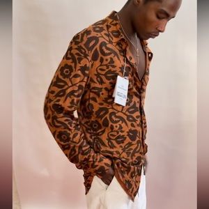 SOLD !!! Vivienne Westwood LINEN AW17-18 MEN shirt IT56 NWT